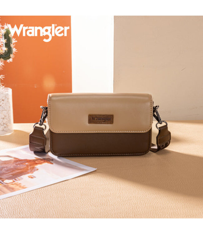 Wrangler Dual Tone Small Crossbody Wallet WG329-206