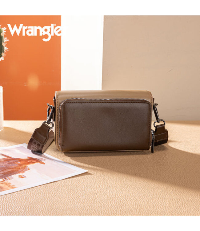 Wrangler Dual Tone Small Crossbody Wallet WG329-206