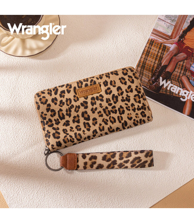 Wrangler Leopard Print Wallet/Wristlet WG366-W006LP