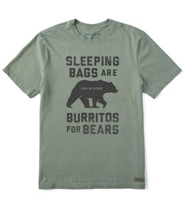 Life Is Good Men's Burritos for Bears Short-Sleeve Crusher-LITE Tee 153493