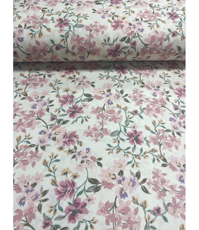 YD Margaret Rose Linen Look Polyester FA16120
