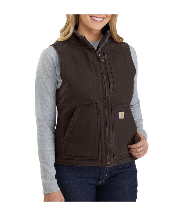 Carhartt Women's Washed Duck Sherpa Lined Vest 104224
