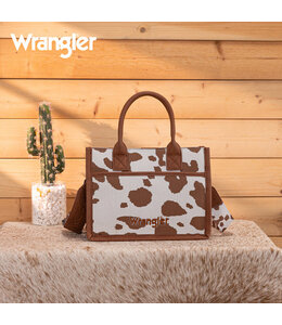 Wrangler Cow Print Tote/Crossbody WG301-8120S
