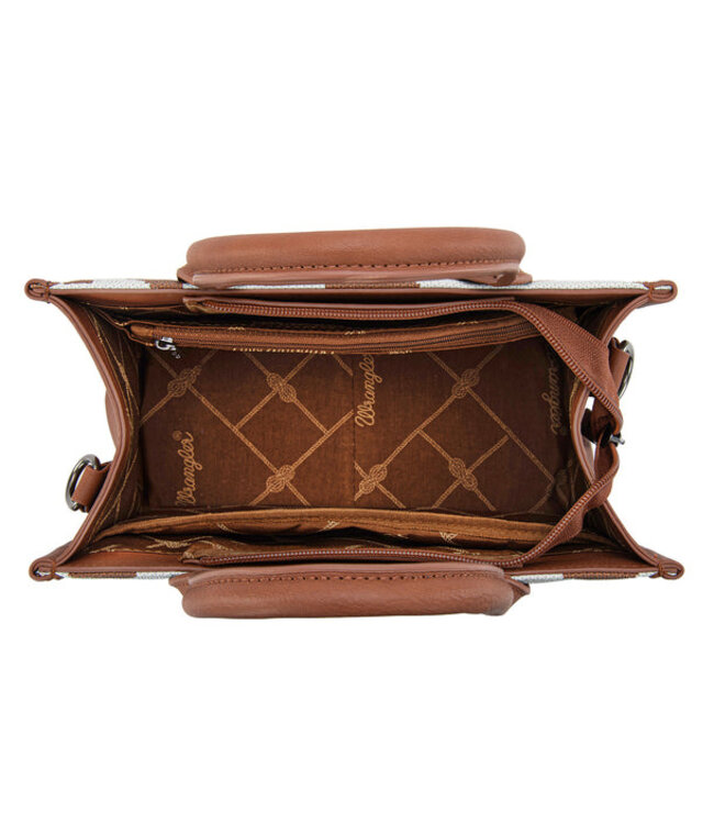 Wrangler Cow Print Tote/Crossbody WG301-8120S