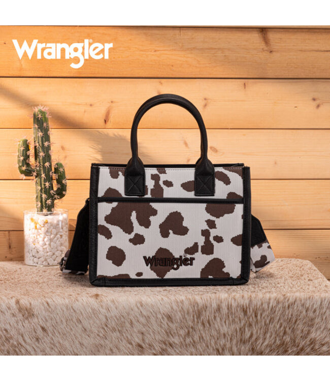 Wrangler Cow Print Tote/Crossbody WG301-8120S