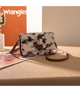 Wrangler Camo Print Canvas Clutch/Crossbody WG286-1833