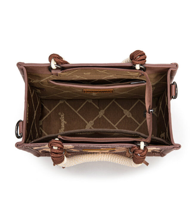 Wrangler Cow Print Tote/Crossbody WG386-8120S