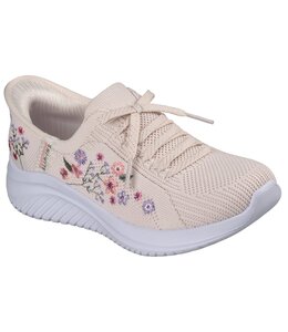 Skechers Girl's Slip-ins Mommy & Me: Ultra Flex 3.0- Blossom Garden Shoe 303798L NAT