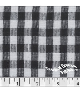YD Woven Plaid Black 122610-BK