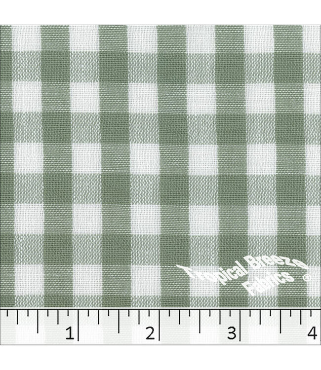 YD Woven Plaid Sage Green 122610-SG
