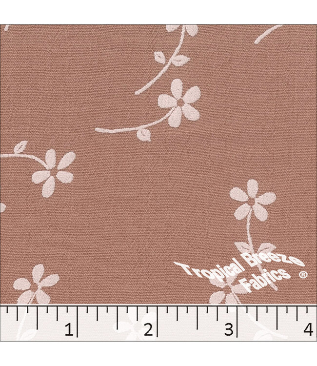 YD 042619-MH Dream Crepe Print Mocha