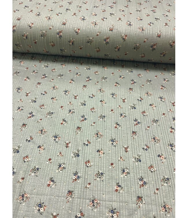 Anna Kate LLC YD Gretchen Floral Summer Sage: Summer Breeze Knit