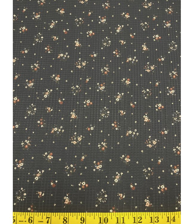 Anna Kate LLC YD Gretchen Floral Midnight Navy: Summer Breeze Knit