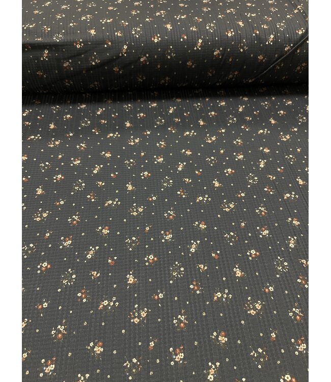 Anna Kate LLC YD Gretchen Floral Midnight Navy: Summer Breeze Knit