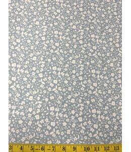 Anna Kate Inc YD Spring Bunnies Ditsy Floral Blue: Jersey Knit