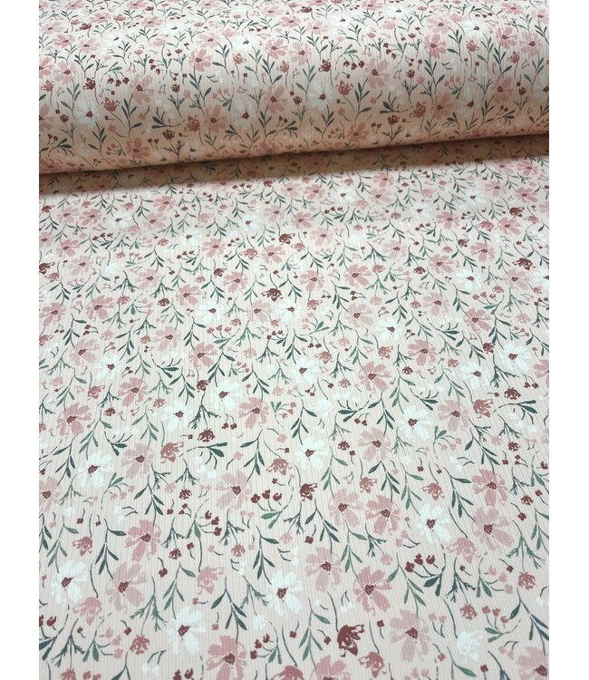 Anna Kate LLC YD Wildflower Dreams Blush in Pink: Unbrushed Rib Knit