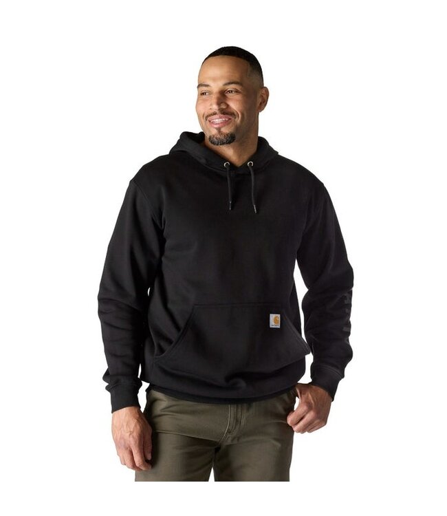 Carhartt Men's Rain Defender Loose Fit Midweight Logo Graphic Sweatshirt 107030