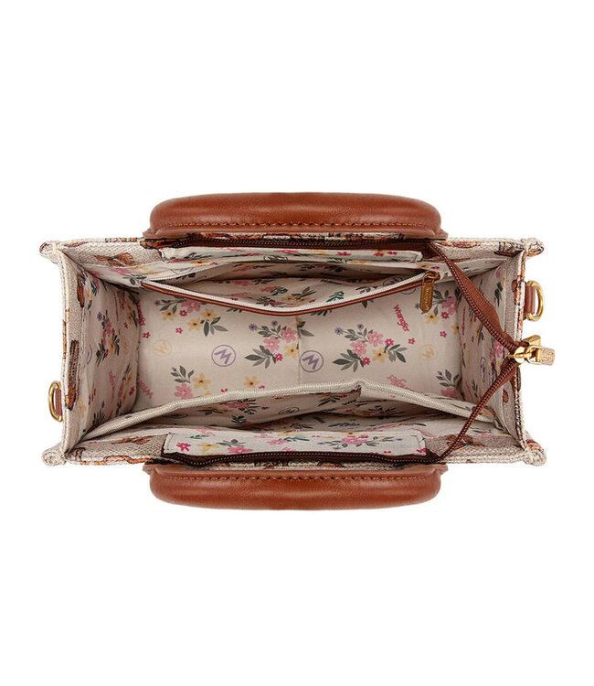 Wrangler Western Print Cowgirl Tote Bag/Crossbody WG524-8120S