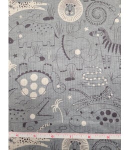 YD Safari Animals in Seaglass Blue