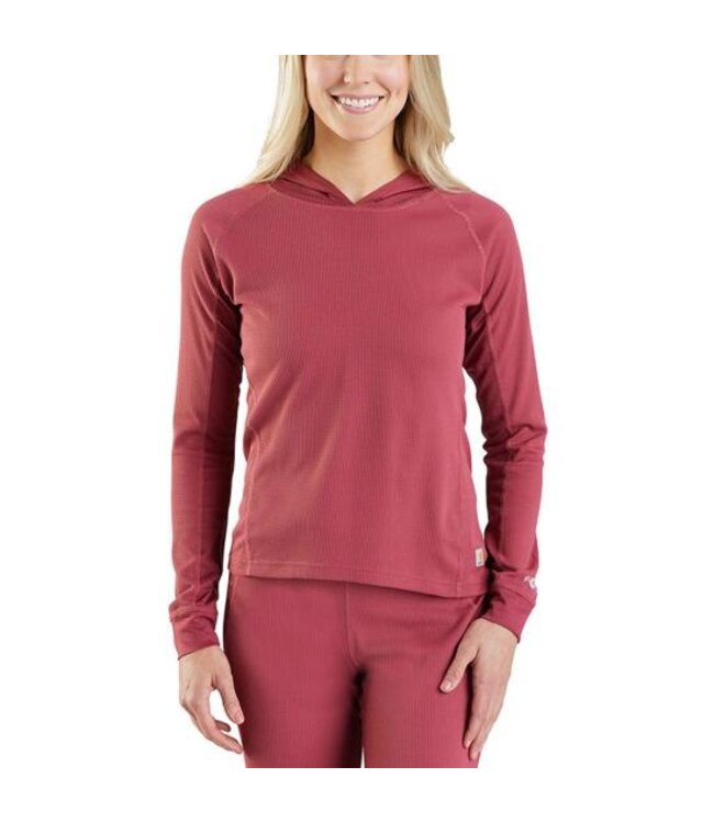 Carhartt Women's Force Midweight Micro-Grid Base Layer Hoodie UM0226W