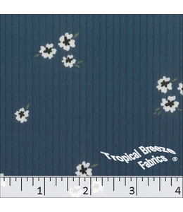 YD Classic Rib Knit Blue Teal 578613-BT