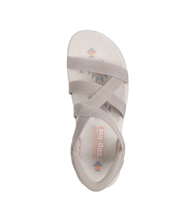 Skechers Women's Slip-Ins: Reggae Slim- Stretch Flex Sandal 163460 TPE