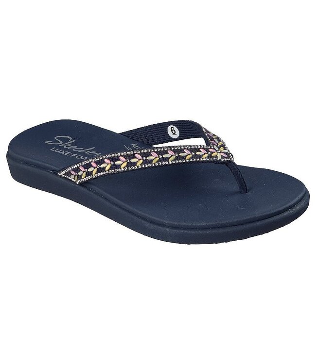 Skechers Women's Meditation Luxe-Classic Roman Sandal 163661 NVMT
