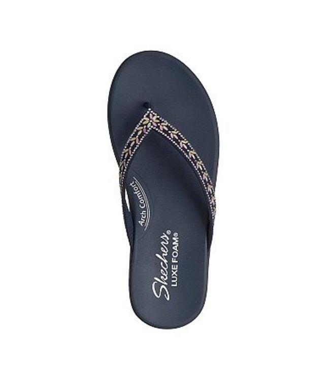 Skechers Women's Meditation Luxe-Classic Roman Sandal 163661 NVMT