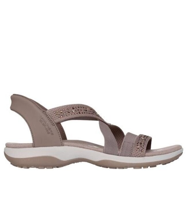 Skechers Women's Slip-Ins: Reggae Slim-Summer Sparkle Sandal 163574 MOC