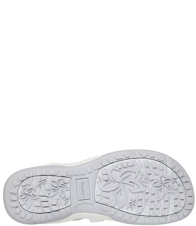 Skechers Women's Slip-Ins: Reggae Slim- Stretch Flex Sandal 163460 WHT