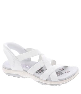 Skechers Women's Slip-Ins: Reggae Slim- Stretch Flex Sandal 163460 WHT