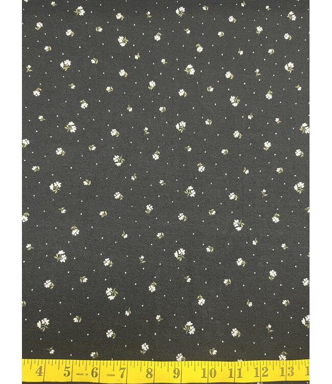 YD Pointelle Rib  - Emmie Black FA14821