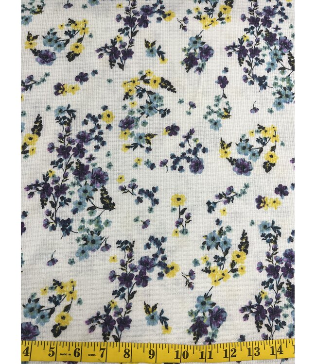 YD Pointelle Floral Knit