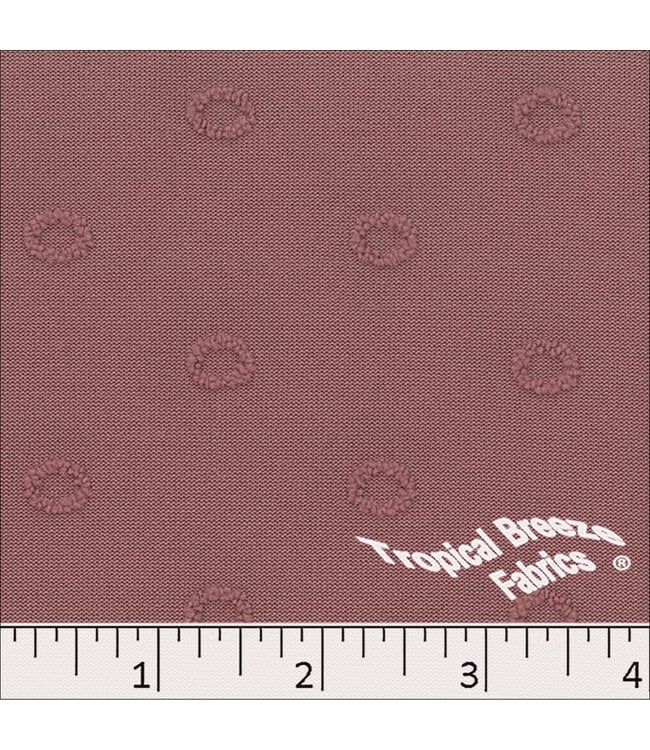 YD Swiss Dot Circles Rose 323544-RO