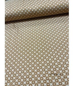 YD 020794 Camel & White Print Knit