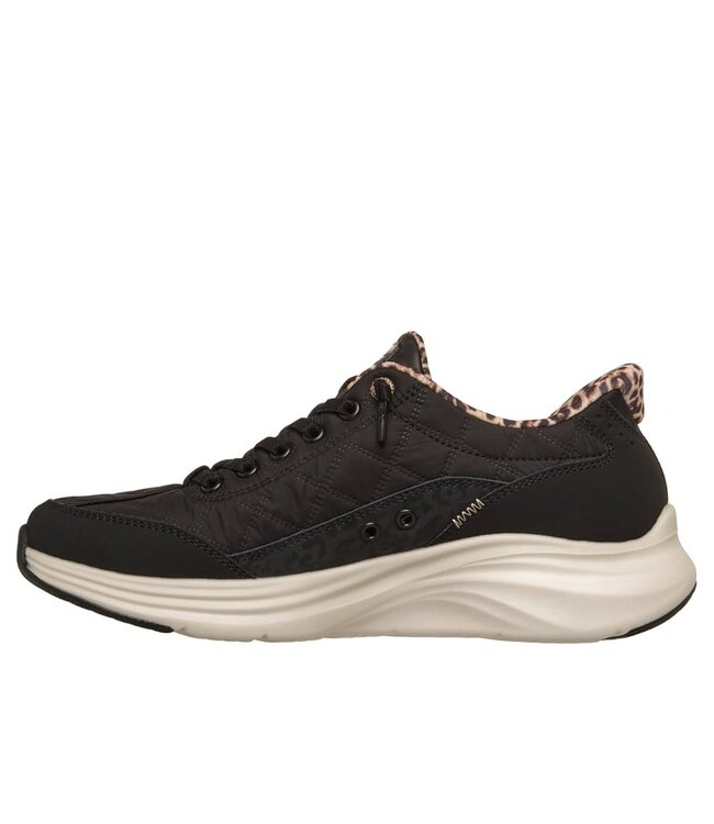Skechers Women's Slip-ins: Contour Foam- Cozy Fit Leopard Dream Shoe 150419 BLK