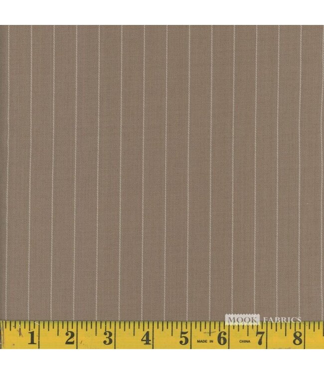 Mook Fabrics YD Woven Stripes NS Taupe 139857