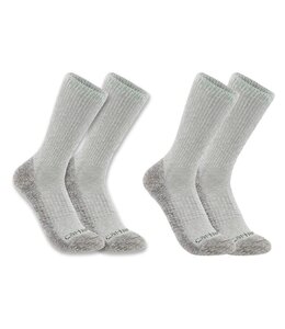 Carhartt Men's Midweight Cotton Blend Crew Sock 2-Pack SC3252M