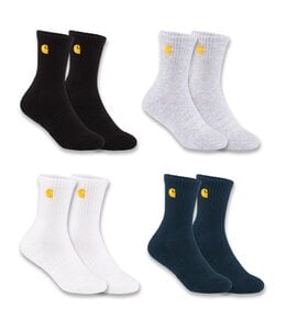 Carhartt Kid's Toddler Midweight Embroidered Crew Sock 4-Pack SC2254T