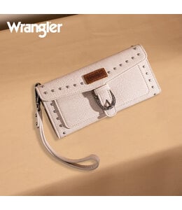 Wrangler Wrangler Western Tri-Fold RFID Wallet/Wristlet and Detachable Credit Card Holder WG195-W055