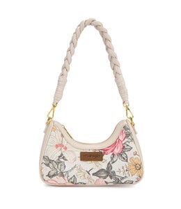 Wrangler Floral Print Braided Hobo Bag WG438-818