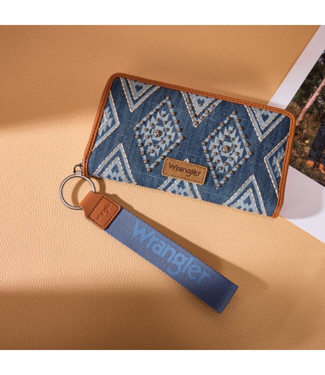 Wrangler Aztec Studded Wallet/Wristlet WG435-W006