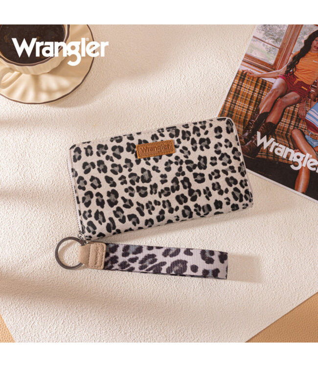 Wrangler Wrangler Leopard Print Wallet/Wristlet WG366-W006
