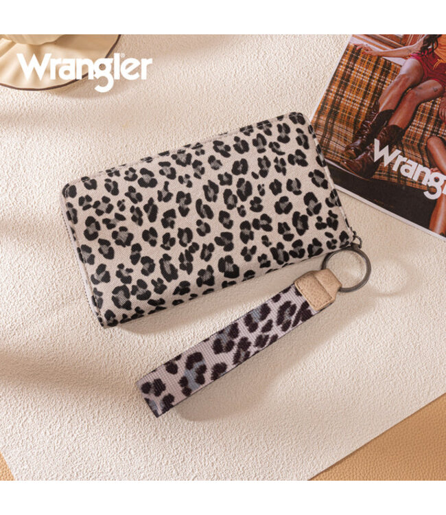 Wrangler Wrangler Leopard Print Wallet/Wristlet WG366-W006