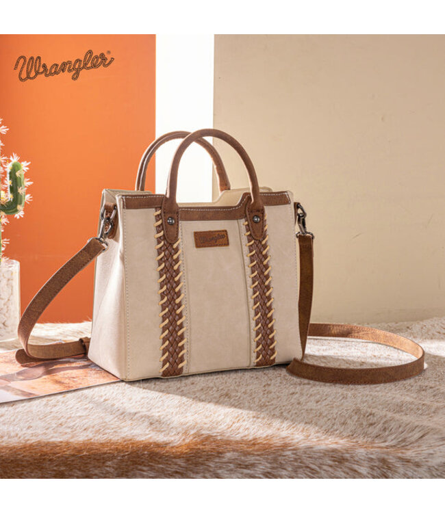 Wrangler Braided Whipstitch Top Handle Small Tote/Crossbody WG217-889