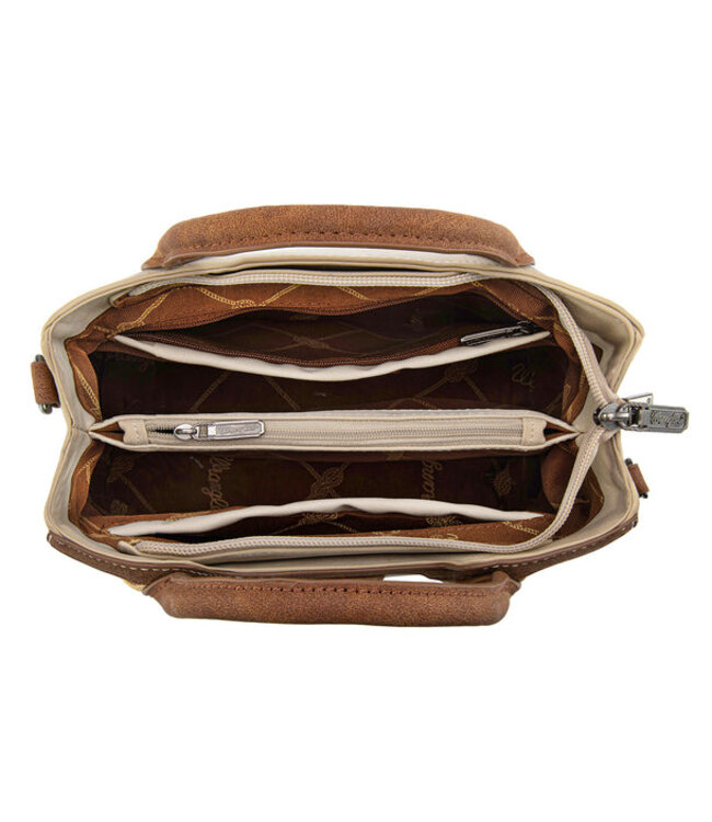 Wrangler Braided Whipstitch Top Handle Small Tote/Crossbody WG217-889