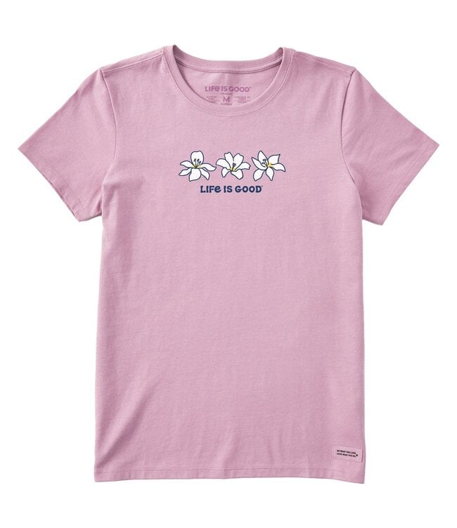Life Is Good Women's Lillies Short-Sleeve Tee 159232