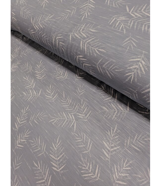 YD  573618-SB  Slub Knit Print Slate Blue