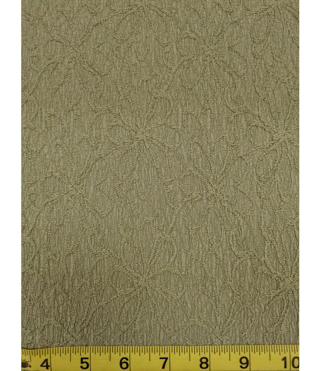 YD 145472 Jacquard Flower Solid Knit EK 60013 Sage 1