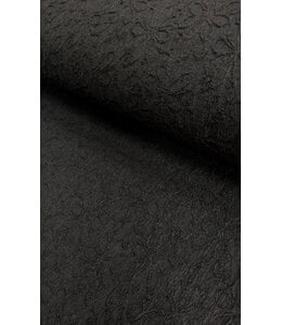 Mook Fabrics YD 145470 Jacquard Flower Solid Knit EK 60013 Black #2